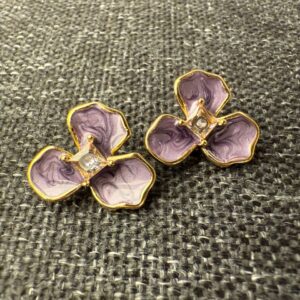 Flower earrings